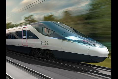 CAF High Speed 2 train proposal.